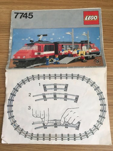 Lego train 7745 - lego, manual