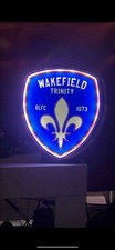 Wakefield Trinity Lightbox Long Lead USB Powered LED Light , Rugby Light