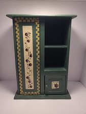 Handpainted Small Wood Green