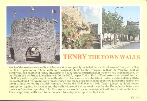 Tenby town walls - tenby,