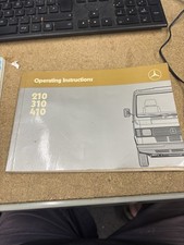 Genuine Operating Instructions For Mercedes 210 320 And 410