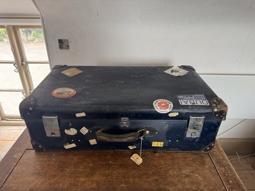 Vintage blue globetrotter - blue,