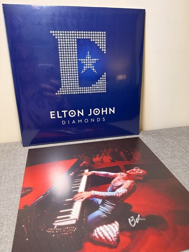 Elton john signed diamonds - john,