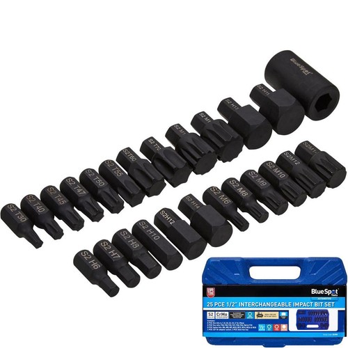 Bluespot 25pc interchangeable - 25pc,