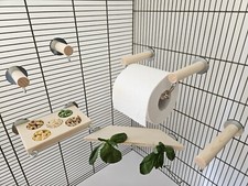 Pet Cage Bundle (6pcs) - Accessories Enrichment Ledge Perch Rat Treat Platform