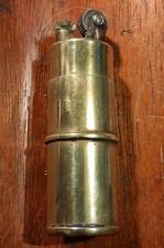 Brass trench art petrol - brass,