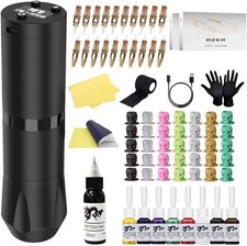 Wireless Tattoo Pen Tattoo Mmachine Kit Gun Kit Ink Cartridge Needle Beginner