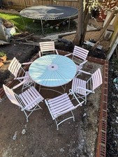 Painted Wood & Iron Garden