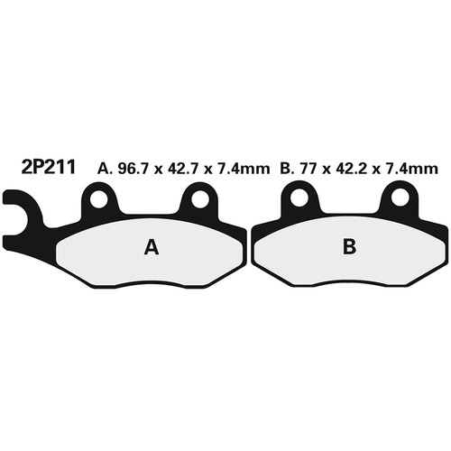 Nissin pad brake - nissin, pad,