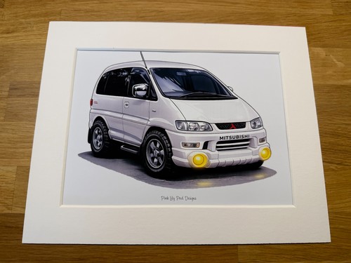 Mitsubishi delcia 4x4 cartoon - delcia,