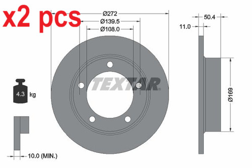 Pcs sides fits - l&r,