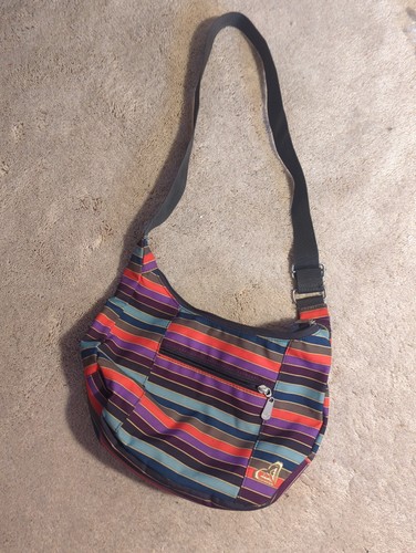 Y2k roxy shoulder striped bag - roxy,