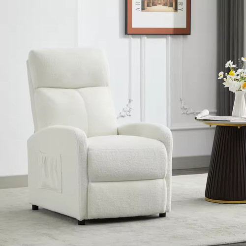 Leather recliner chair with - chair,