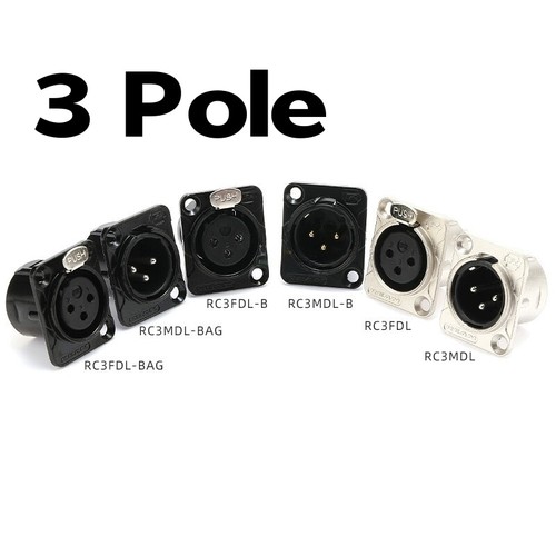 Panel mount xlr female chassis - mount,