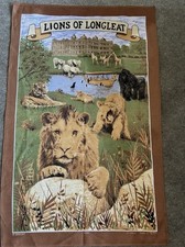 Lions Of Longleat Tea Towel