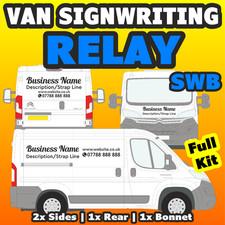 Citroen relay van - relay, writing