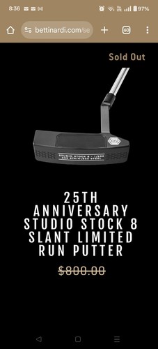 New bettinardi tour issue ss8 - bettinardi,