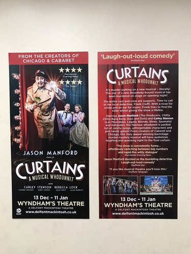 Theatre flyer curtains - 2x,
