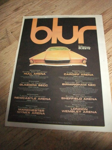 Blur 1997 live tour - ⭐️,