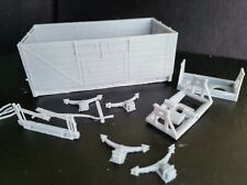 7mm S7 O gauge GWR Taff Vale Railway 7 plank coal wagon with W irons