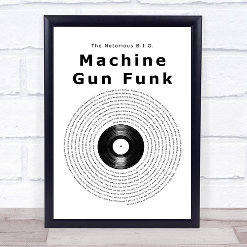 Machine gun funk vinyl - gun,