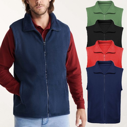 Mens microfleece gilet - mens,