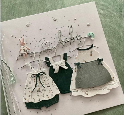Baby apron dress skirt - apron, hanger