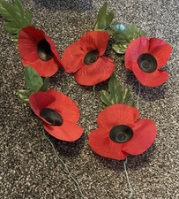 Poppy Appeal Spray Poppies X5