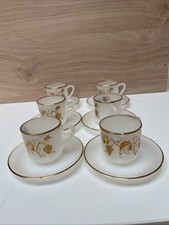  Arcopal Vintage Coffee Cups x