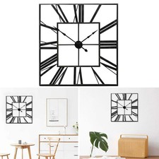Modern Black Square Oversized
