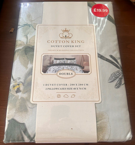 Cotton king double duvet cover - king,