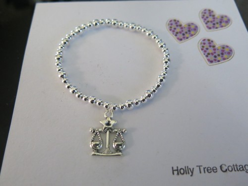 Libra star sign silver plated