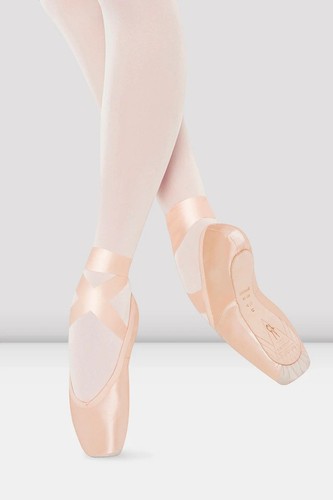 Pink satin bloch triomphe - pink,