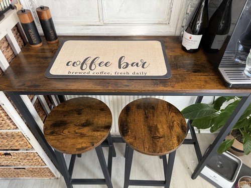 Bar table and stool set - table,