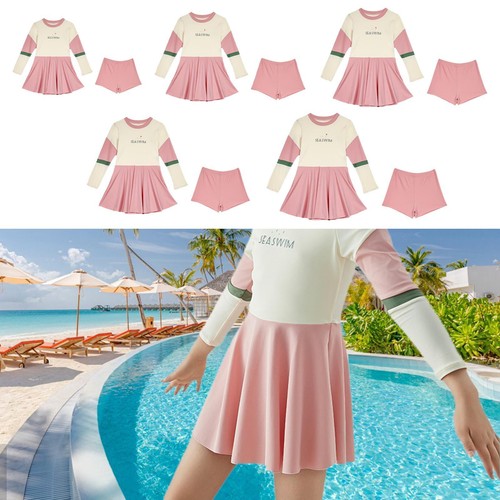 Girls swimsuit swim dress - swim,