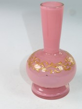 Vintage Bohemian Czech Pink