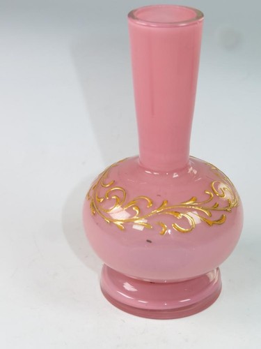 Vintage bohemian czech - bohemian, pink