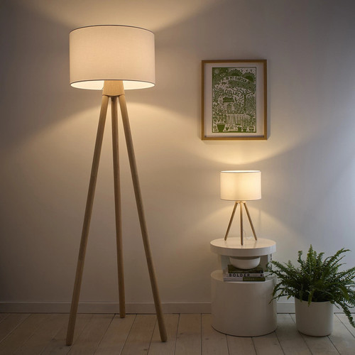 Oak wood tall tripod - wood,