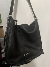 DKNY Black Leather Shoulder