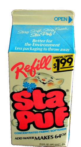 Vtg sta puf fabric - 90's, sta-puf