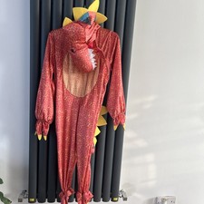 Dinomite Costume Dinosaur Outfit kids Jumpsuit Age 7-9 Years