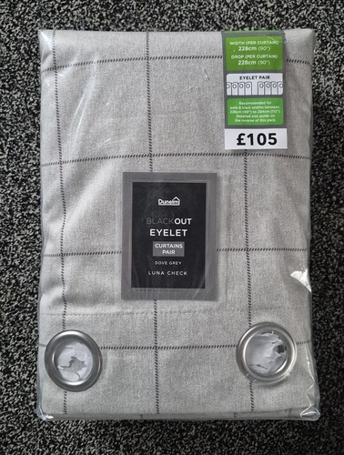 Dunelm blackout unlined - blackout,