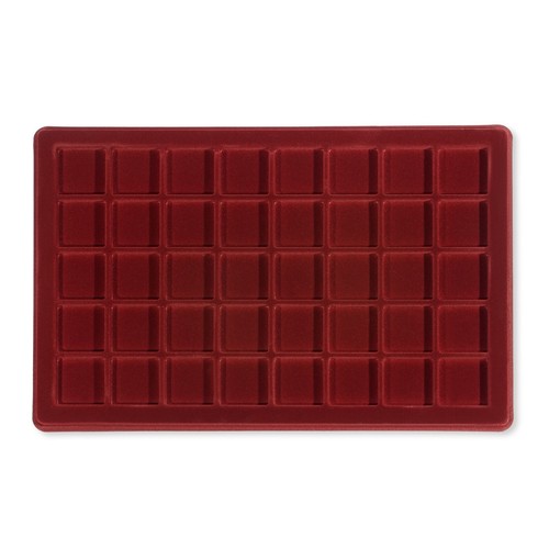 Red coin tray - red, for