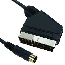 1.5m SCART to SVHS Plug Cable S-Video Lead with Gold Connectors