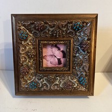 Wooden Photo Frame With Jewel