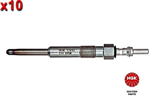 10x glow plug ngk fits - glow,