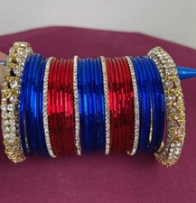 SET OF 42, RED, BLUE &