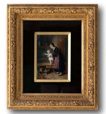 A 19thC KPM Porcelain Plaque