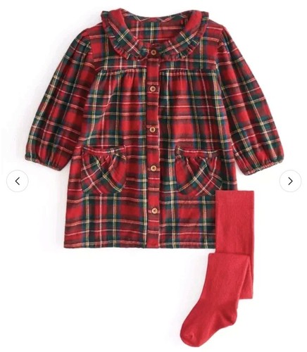 Baby red tartan check - tu,