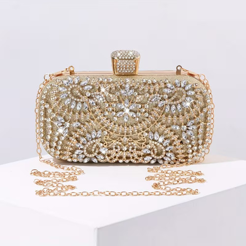 Gold bag sparkling - gold,